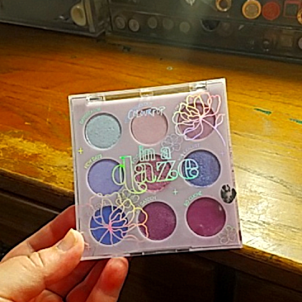 ColourPop In a Daze Eyeshadow Palette - Blue, Purple, Pink